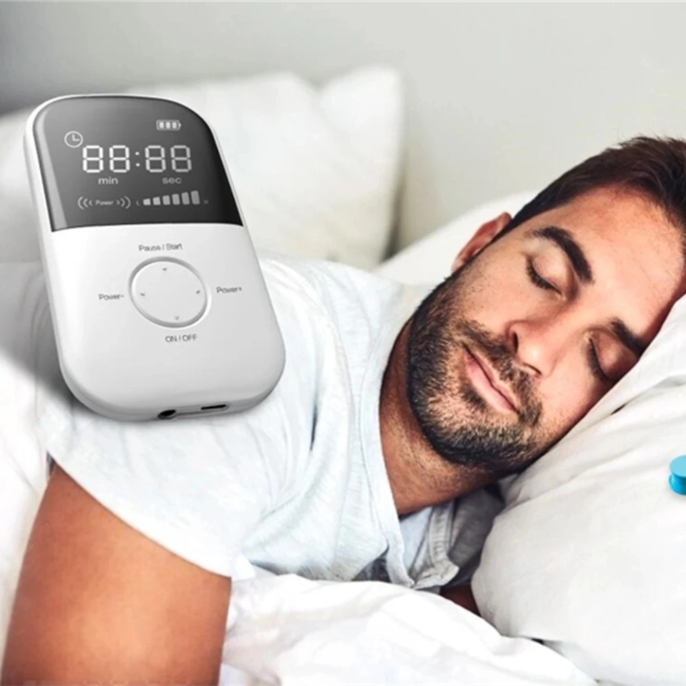 Household Medical Microcurrent Sleepless Helper Insomnia Relief Stress Depression Relaxation Handheld CES Sleep Aid Device