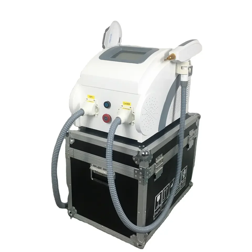 Unique Design ND YAG & IPL\SHR\Elight\OPT\DPL 2 in 1 Hair Removal Pigment Removal Tattoo Removal Machine