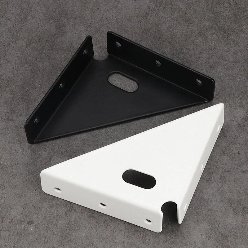 BOKE Customized High Quality Metal Bed Accessories Corner Code Triangle Bed Bracket