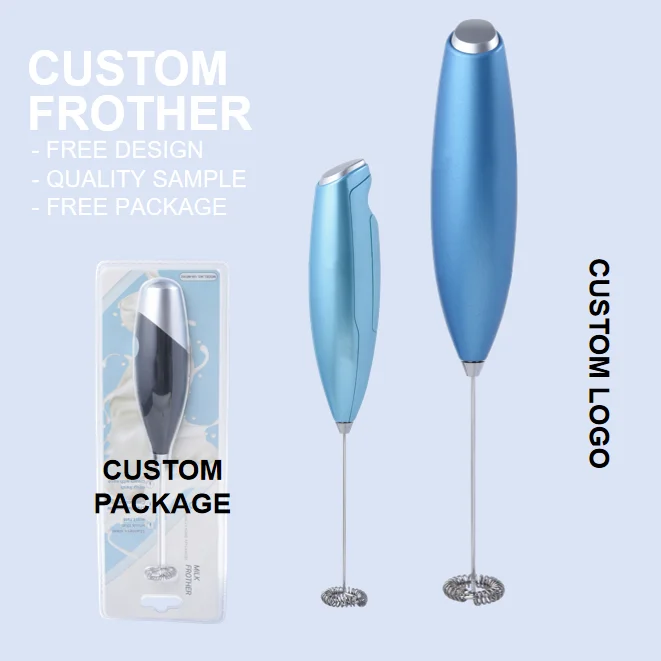 Hotsale  coffee whisk handheld milk foamer mini blender stainless steel milk frother