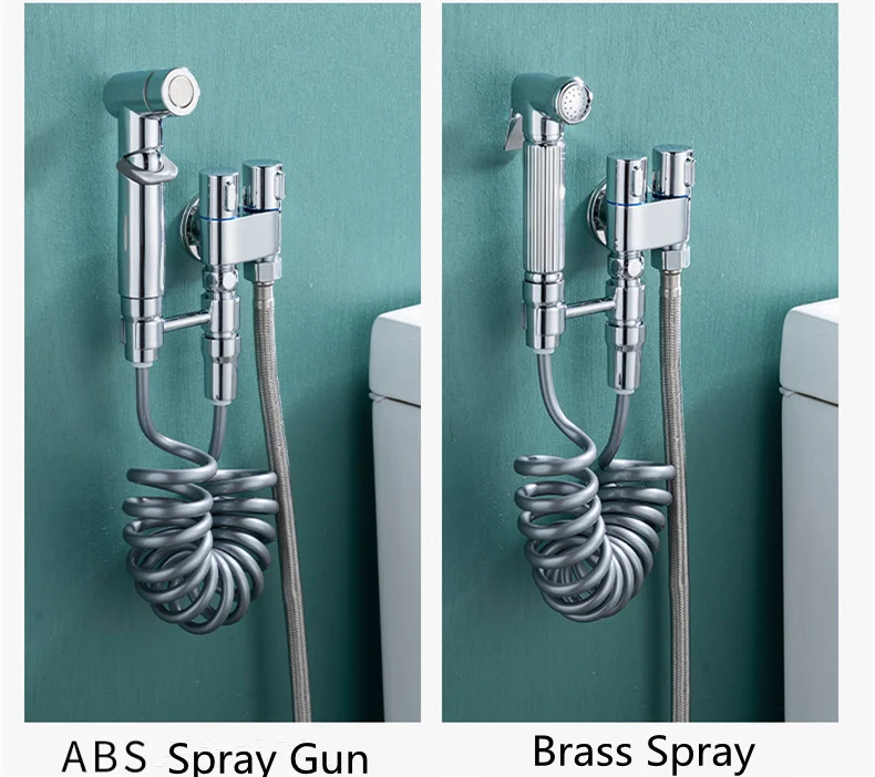 Hand Faucet Bath Shattaf Wall Mounted Shataf Set Sprayer Toilet Bidet Wc Grifo