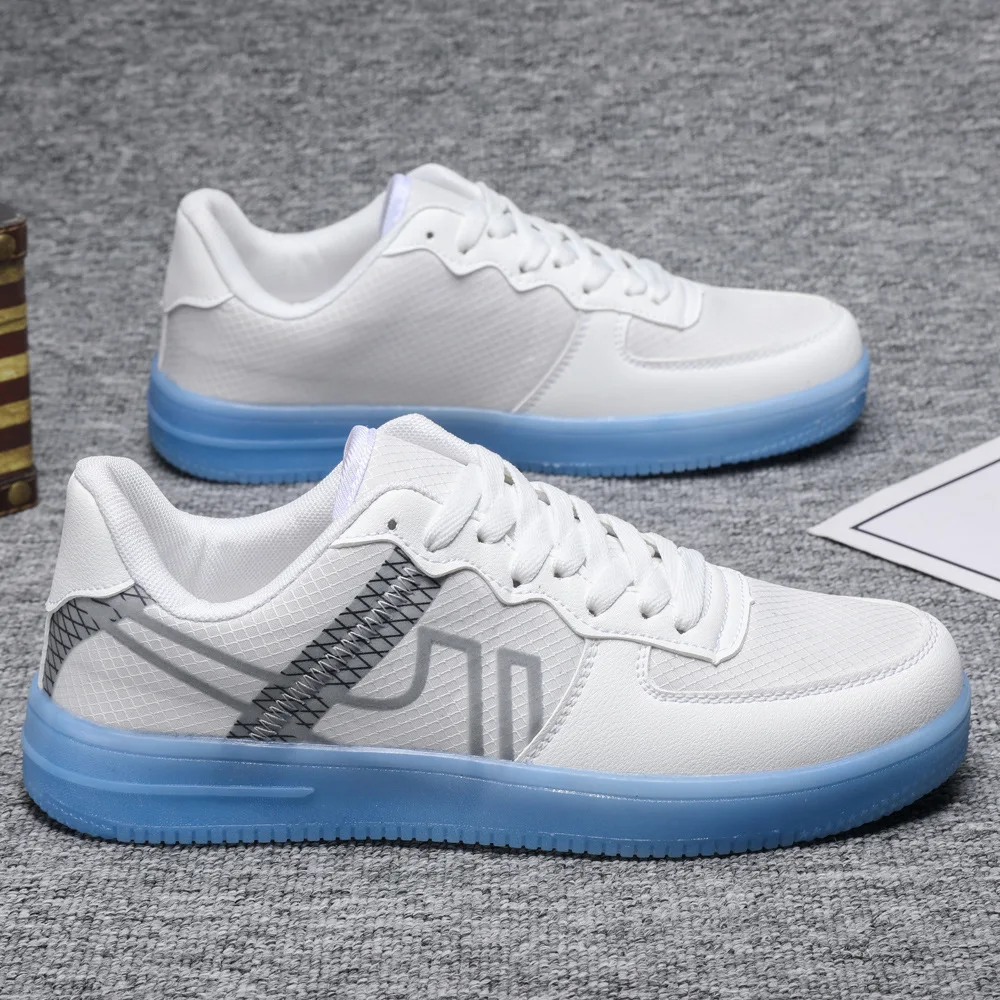 High Quality Cold Dip Thick Sole Skateboarding Shoes Rubber Sole Microfiber Leather Men Casual Sneakers Walking Style Shoes