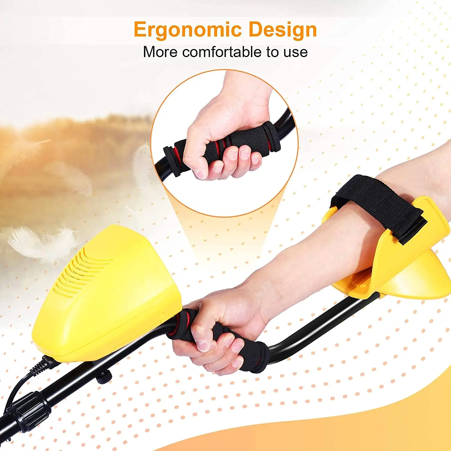 New Arrivals Metal Detector Professional Gold Diamond Detector Waterproof Treasure Tracker 8.5 inch Industrial Metal Detectors