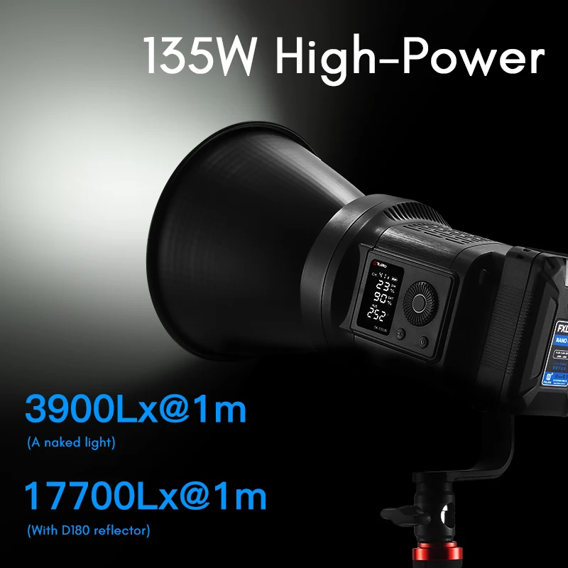 TOLIFO SK-135VR Studio Video Light 135W Bowens mount LED RGB Photography Lighting with Storage Bag for TikTok YouTube live