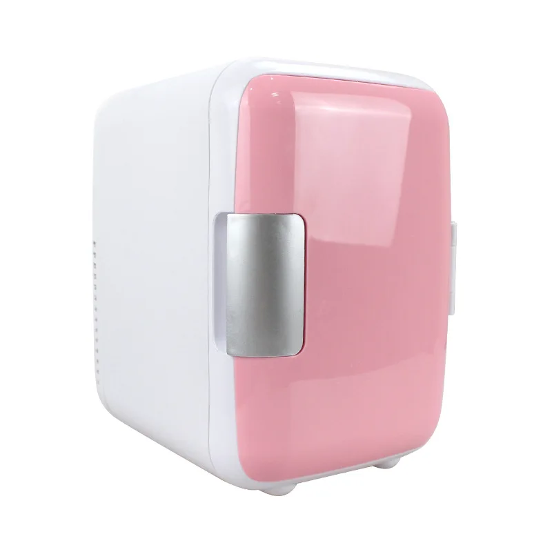 Dual-Use 4L Home Car Use Refrigerators Mini Refrigerators Freezer Cooling Heating Box Cosmetic Fridge Makeup Refrigerators