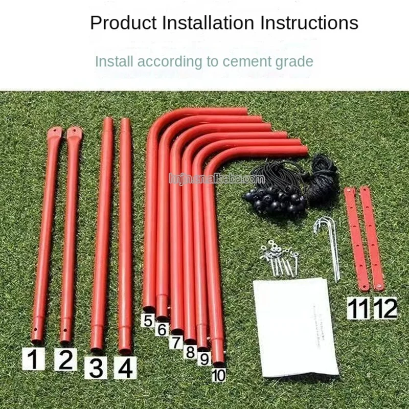 Portable Pitching Sports Rebound Net for Backyard Football Outdoor Sports