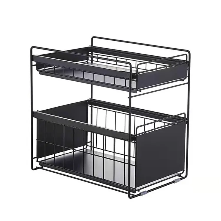 
Multifunctional Three-layers Kitchen Storage Dish Bowl Drain Rack 