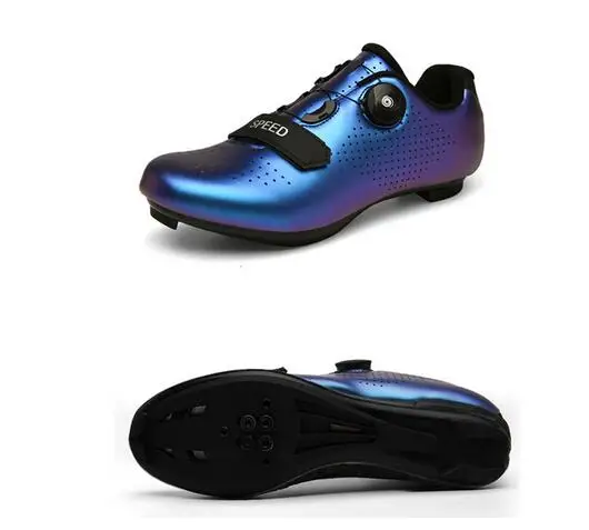 Ultralight Self-Locking Cycling Shoes MTB Professional Cleat Shoes SPD Pedal Racing Road Bike Flat Shoes Bicycle Sneakers Unisex