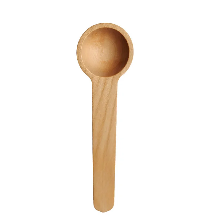 Wooden Coffee Spoon Coffee Scoop Measuring for Coffee Beans and Tea Home Kitchen Accessories