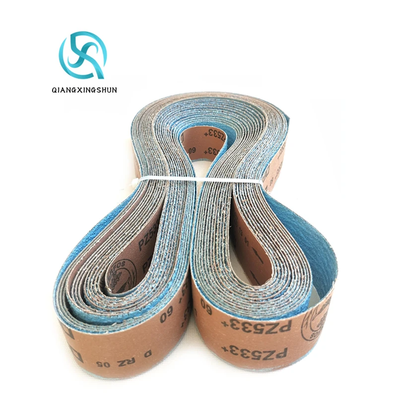 High quality deerfos  pz533 zirconia abrasive Cloth sanding belt for Knife making