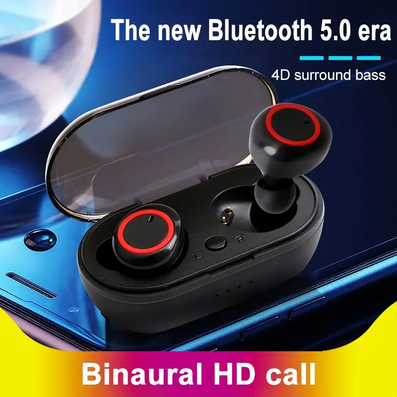 New Bluetooth Earphone Ear pods Wireless Sports Type Earbuds Earphone In ear Headphone