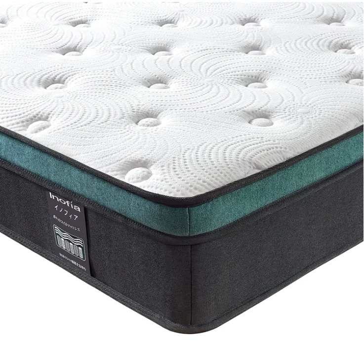 2024 Newer mattress wholesale suppliers roll up pocket springs twin queen latex hybrid mattress