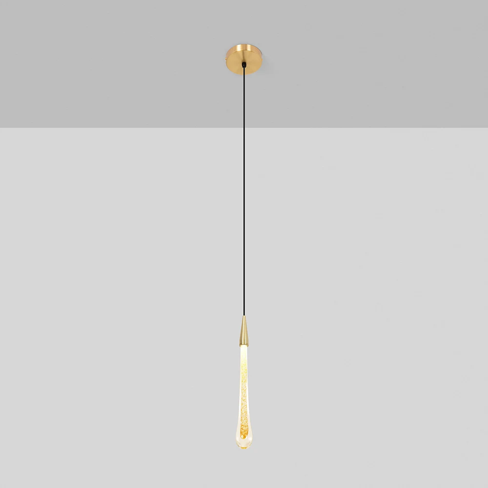 pendant light modern Minimalist Crystal pendant light Concise design Chandelier E27 high quality pendant light for high ceiling