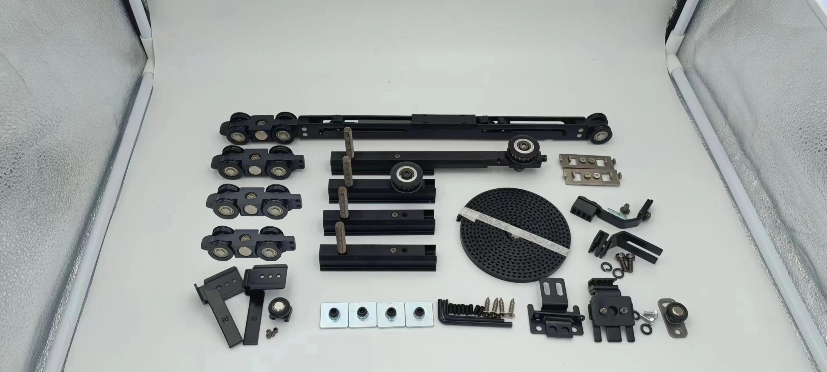 soft closing sliding door rollers for 2 doors for soft close telescopic sliding door system