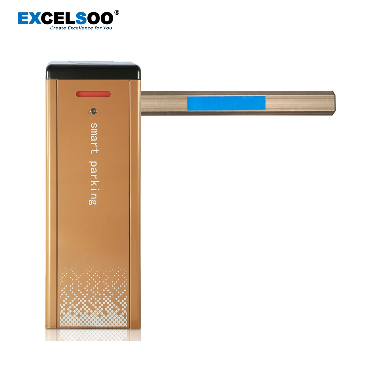 Highway tollgate barrier with round boom automatic manual control barrier gate