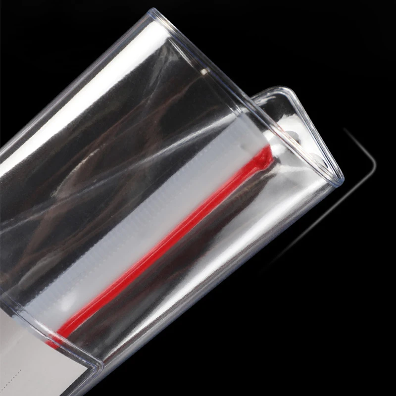 Clear Plastic Envelope Zip Closure Organizer A4
