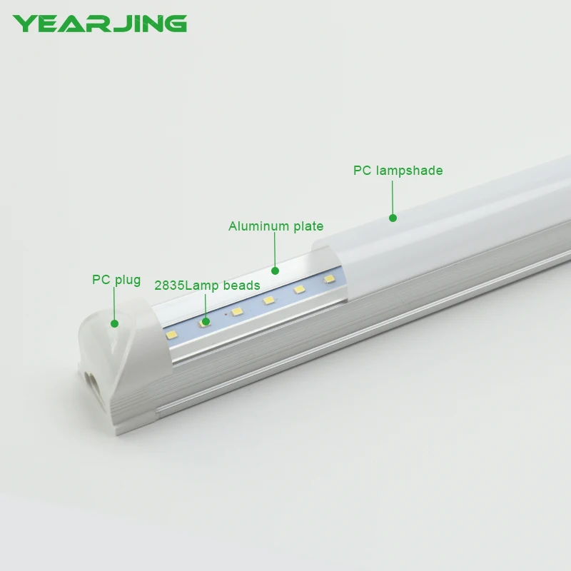 New technology linear shop office school low power high luminous efficiency indoor lamp Fluorescent hanging led tube light