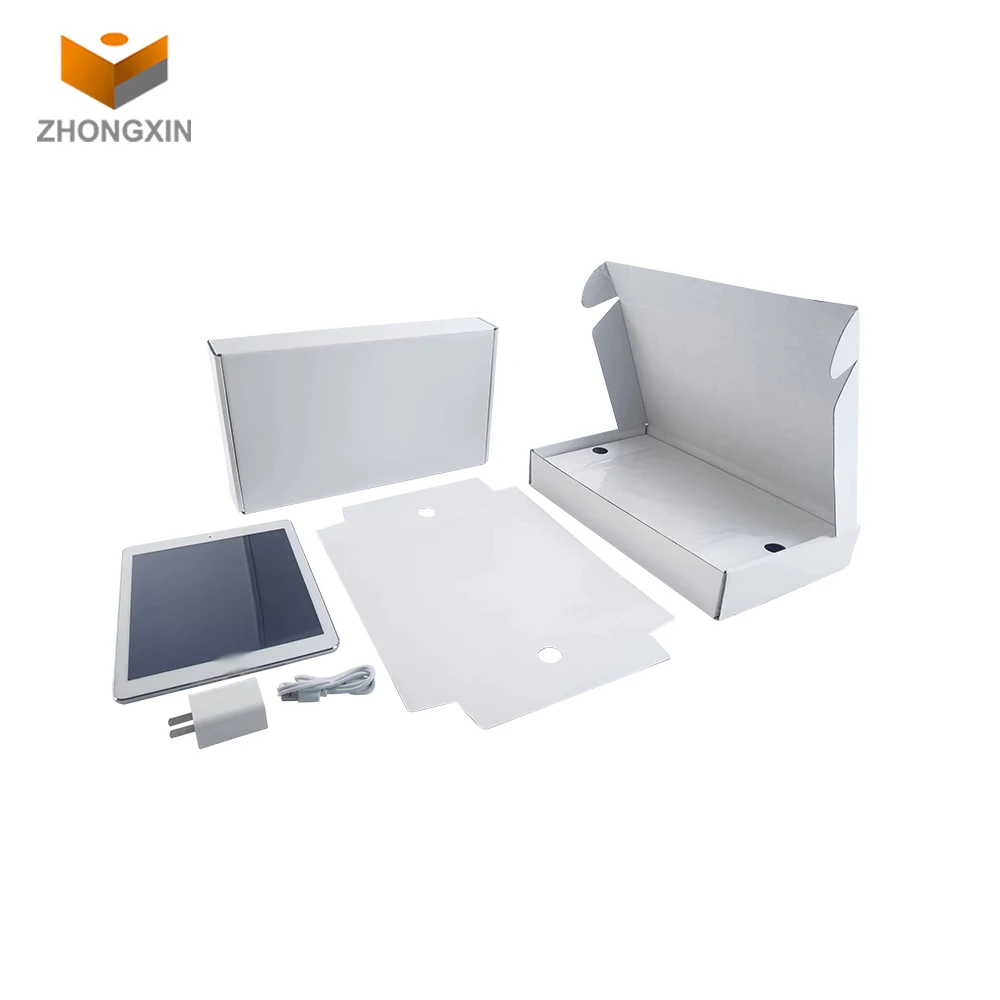 Eco Friendly Wholesale White Cardboard Empty Universal Packaging Box For Ipad 7.9/8.3/9.7/10.5/11 Refurbished