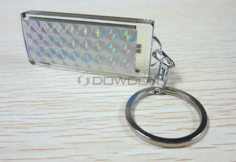 Color Flash Player Waterproof Solar AD Screen Key Chain