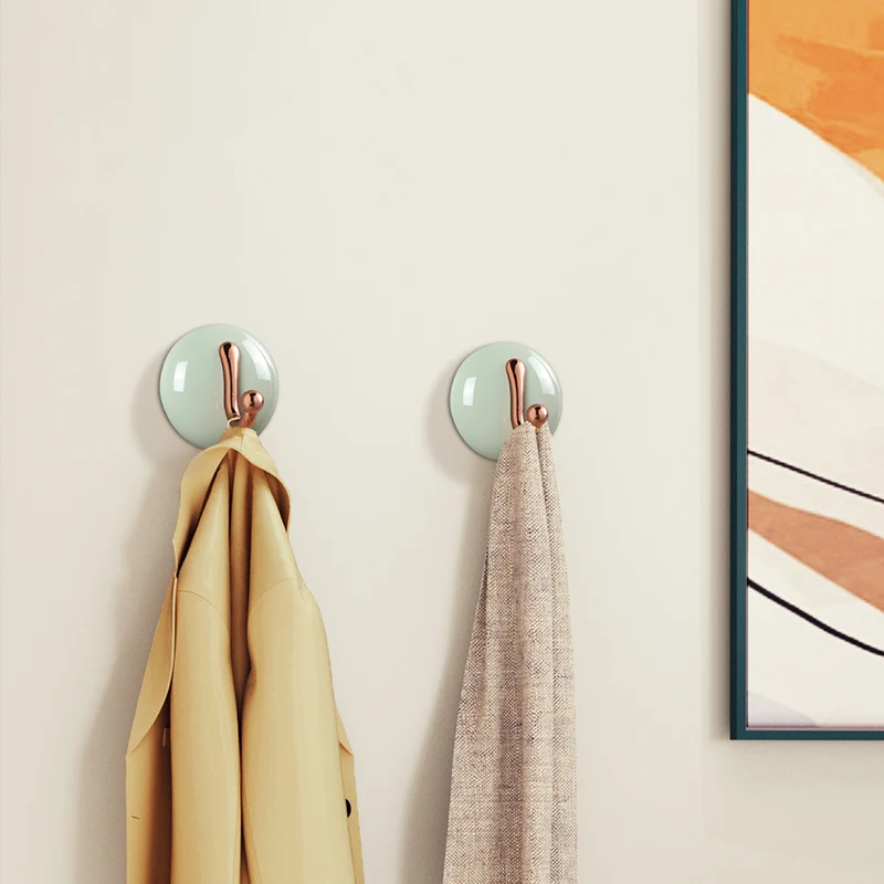 New Patent Product Novelty Stick Hooks Wall Mount Hanging Key Hooks Shower Door Hook