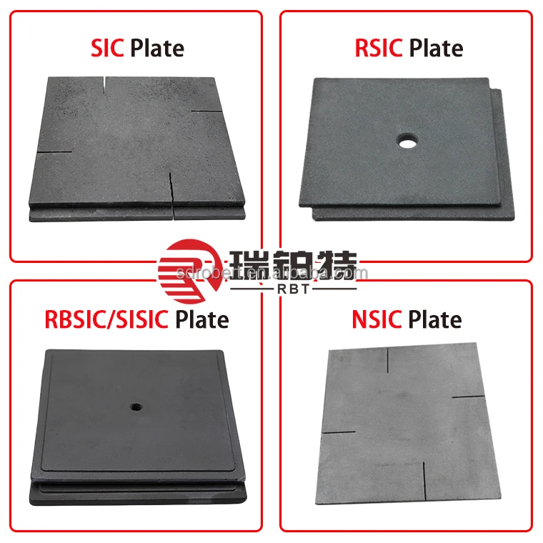 ROBERT Refractory High RBSiC Silicon Carbide Plates SSiC NSiC SiC Silicon Carbide Shed Board