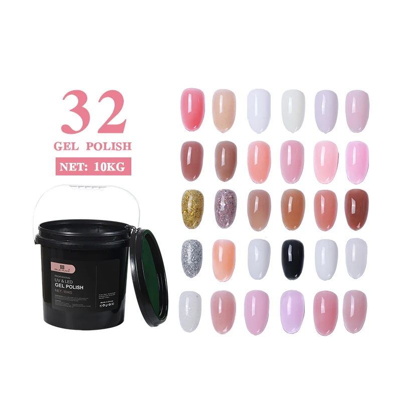 Professional Nail Art Painting Construction Hard Extension Tube Acrylic Milky Gel Uv nail supplies acrylic gel 1Kg