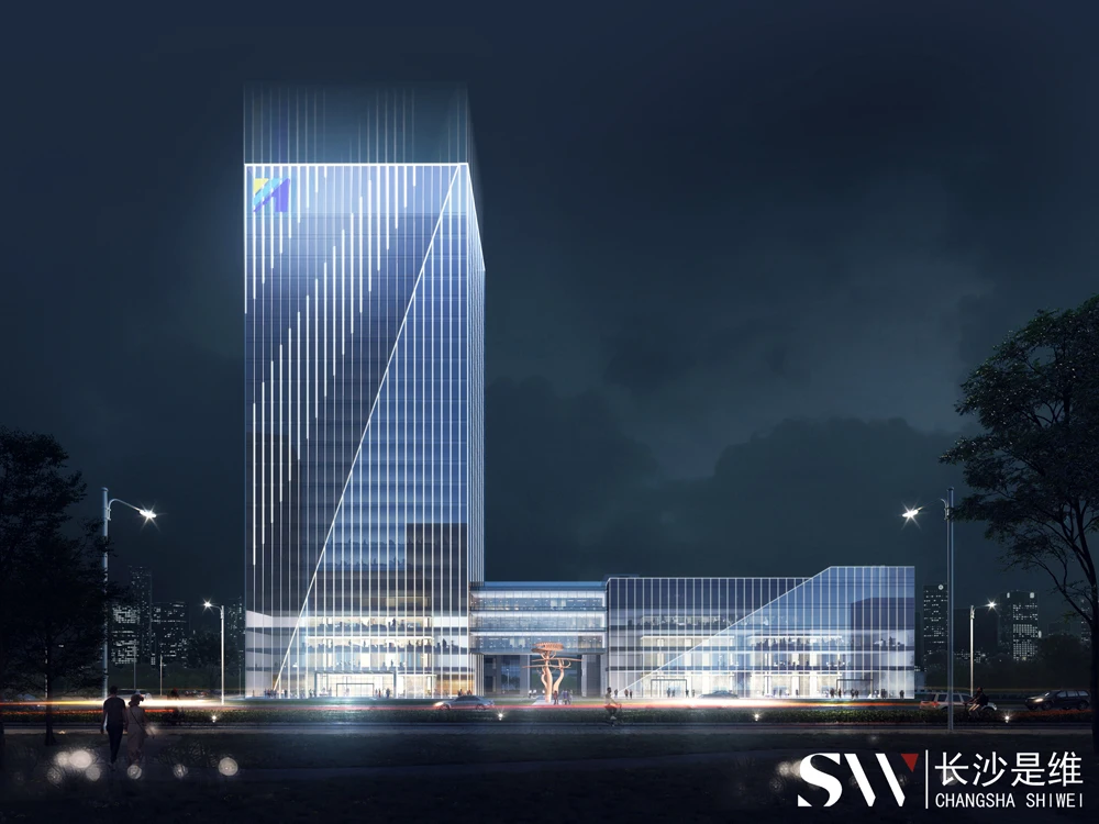 Modern Commercial Building Design for Construction & Real Estate