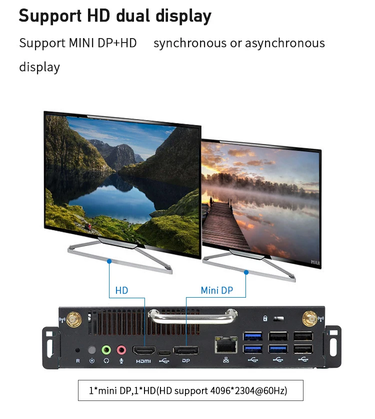 SHARE Core I7 11th Gen 1165G7 Processor OPS-C Module Msi Mini PC Core I7 OPS Slot Industrial Desktop Computer DDR4