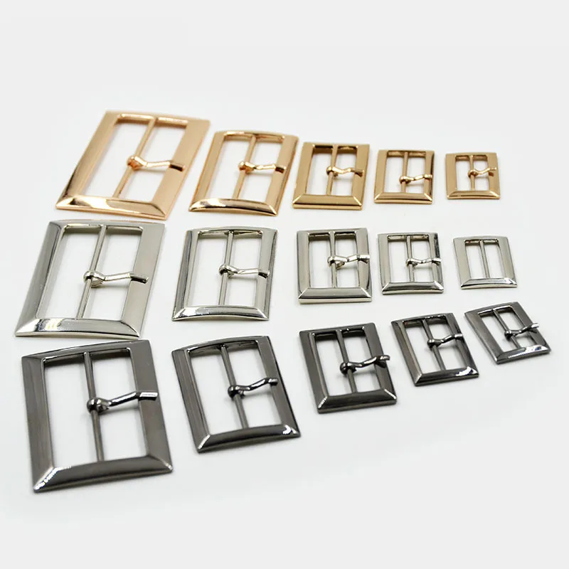 
Adjustable Slider tri glide with pin 30mm/50mm nickel metal zinc alloy square buckle 