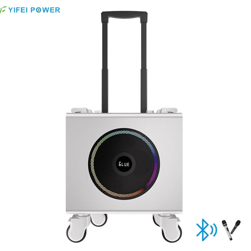 Мощная портативная электростанция 2240Wh со звуковым динамиком Bluetooth уличная используемая солнечная система наслаждайтесь сеансами KTV в любом месте