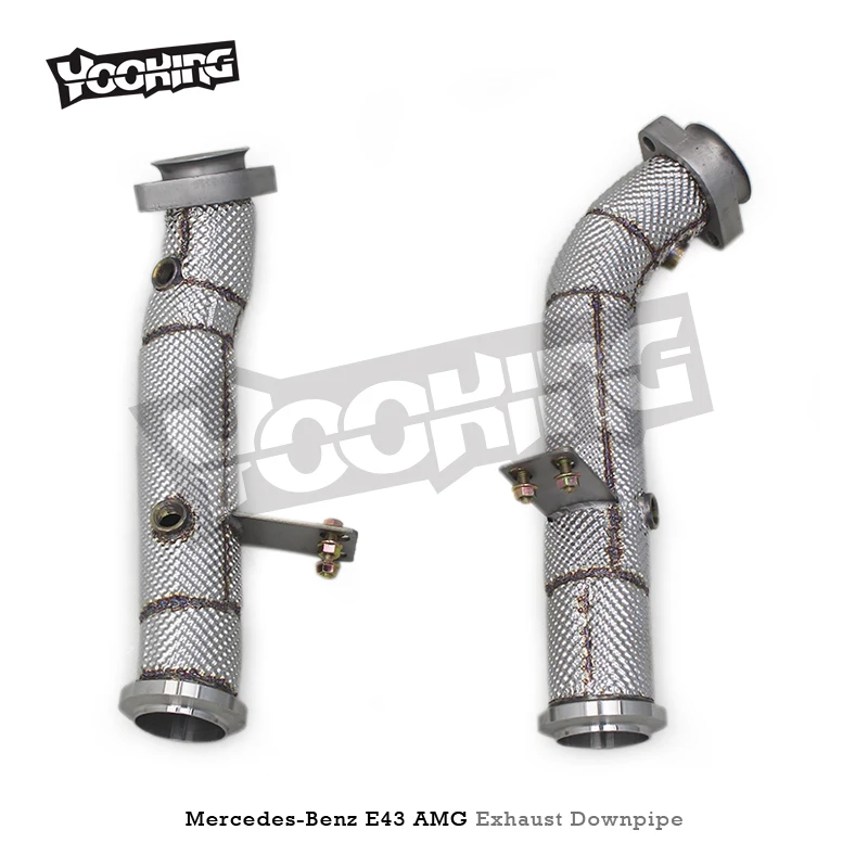Tuning Racing Straight Downpipe For Mercedes-Benz E43 AMG 3.0TT 2016-2018 Stainless Steel Performance Escape Car Exhaust System