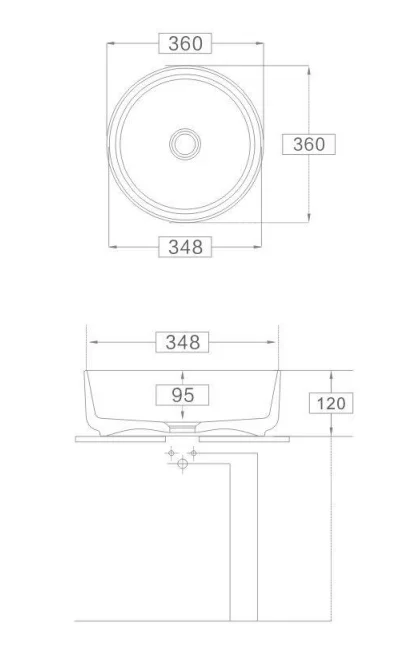 2024 New special design wash basins sink table top washing concrete grey ceramic basins