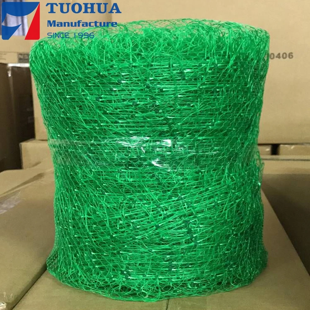 PP Trellis Netting Green Electric Fence Netting Plant Support Net for Climbing Plants