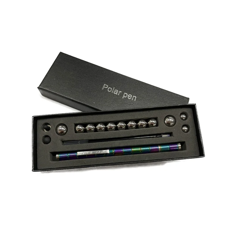 Relieve Tension Funny Polar Magnetic Pen Disassembly Magnetic Sculpture Building Block Pen Screen Writing Pen