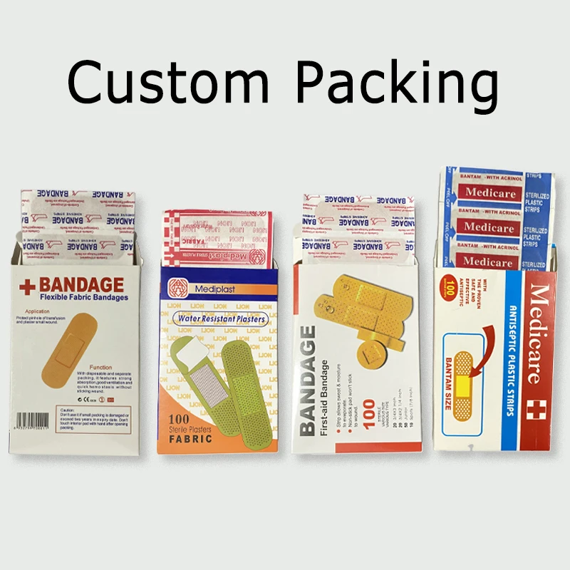 Customized Comfort OEM Printed Wound Plaster Bandage Cartoon Kids and Adults Band Aid