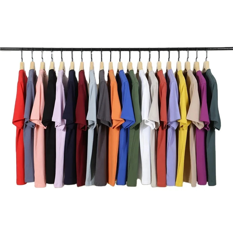 
Wholesale Custom Printed Embroidered Logo Ring Spun Cotton T Shirt Men 