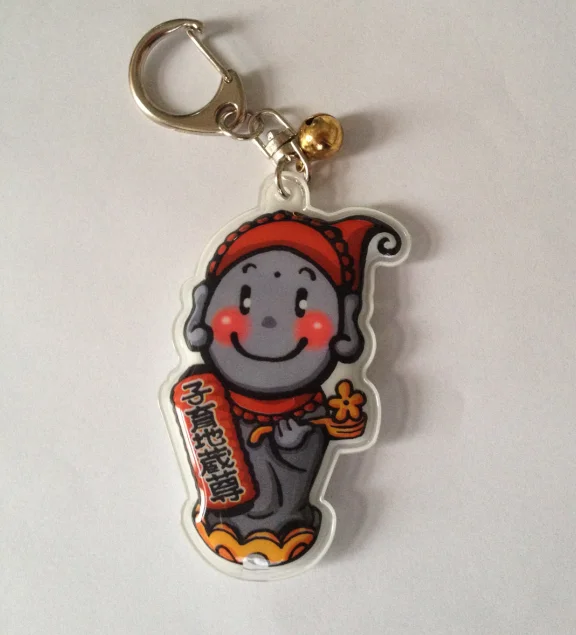 Factory Customized Shape Plastic Reflector Pendant Key Holder Diamond Shaped Reflective Keyring With Full Color Print