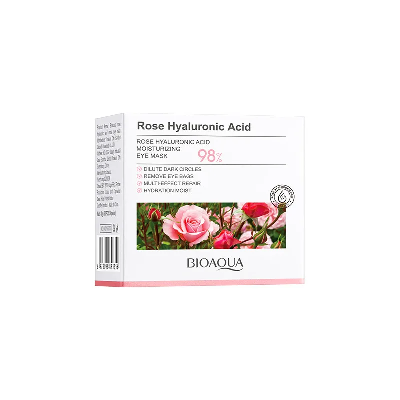 Wholesale BIOAOUA Rose Cotton eye Mask Hydrates and moisturizes eye mask to improve dark circles and eye lines
