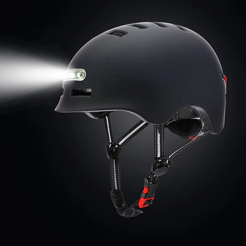 2021 New Style Bicycle Helmet Smart Cycling Helmets LED Tail Light Mountain Road Bike Helmet