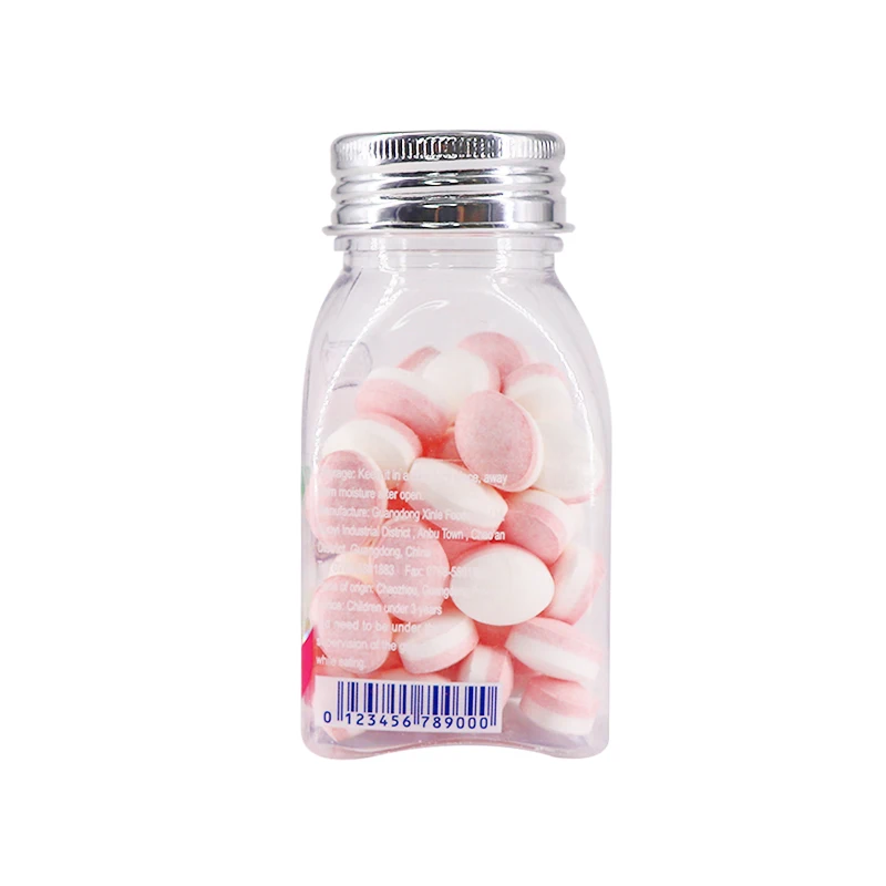 OEM Strawberry Flavor Mints That Melt In Your Mouth Candy Sugar Free Vitamin C Candy Healthy Mints Factory
