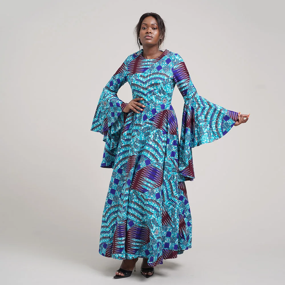  Long Sleeve African Women Dresses