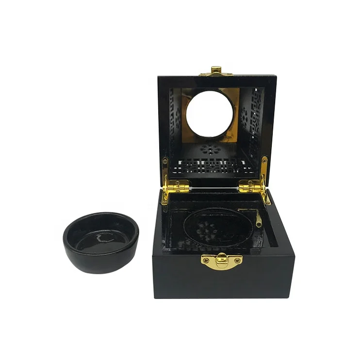 Portable Arabic Wooden Incense Burner For Home Decoration