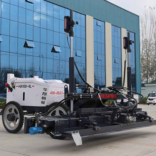 High efficiency vibrating ground laser leveling machine paver concrete laser screeding machine