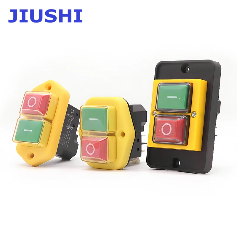 plastic on off switch motor electromagnetic switch Self Lock Mechanical Equipment IP55 push button motor protection switch