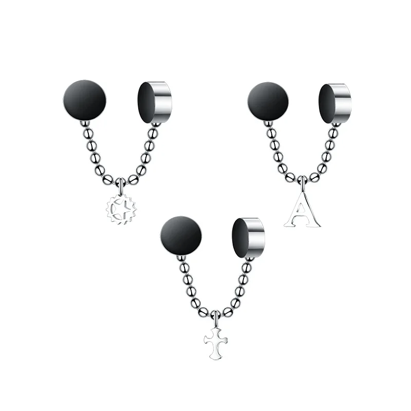 Новое бесплатное магнитное кольцо для носа без проколов, кольцо из нержавеющей стали с искусственным круглым прозрачным цирконием, Золотое кольцо