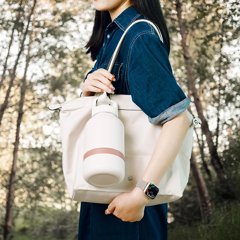 4 in 1 people pet dog water bottle 32oz water bottle stainless steel vacuum insulated drink bottle with food container