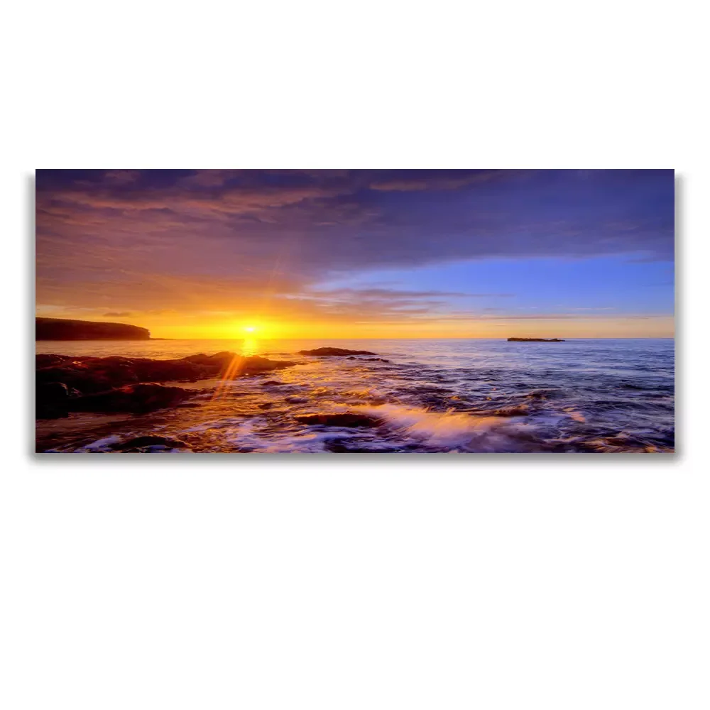 Modern Painting Wall Art Large Panel Natural Seascape Canvas Print For Home Decoration
