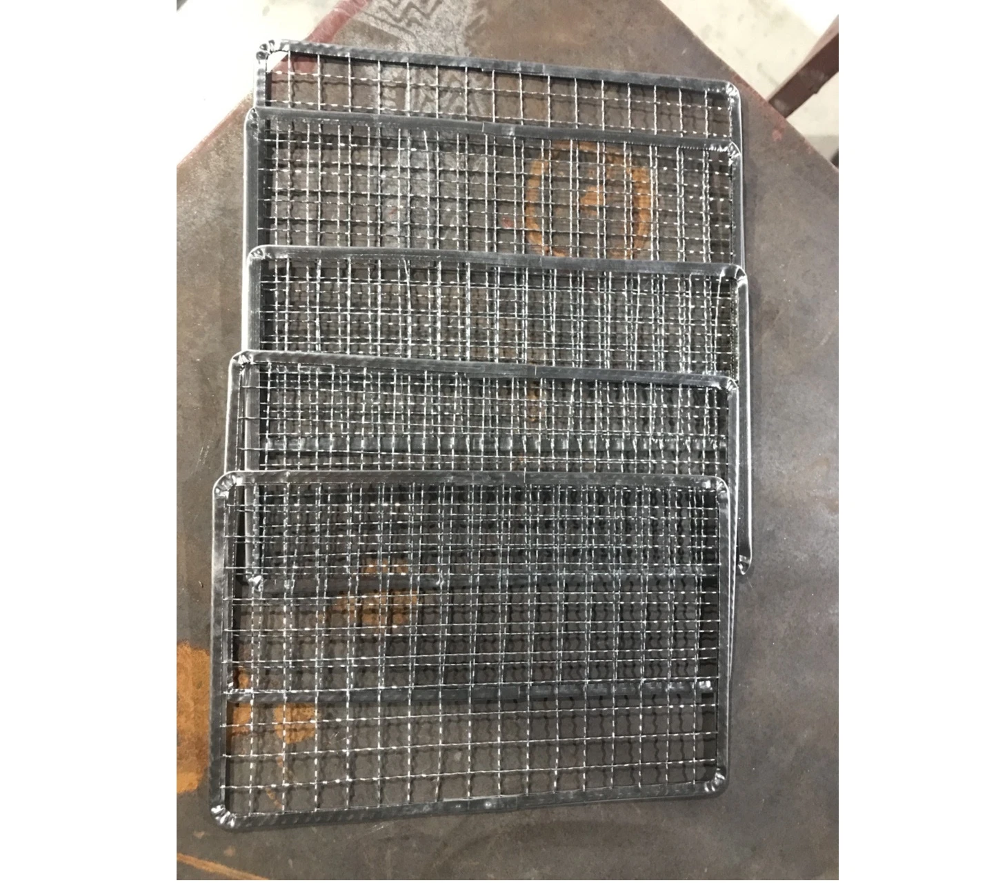 Reusable Outdoor Cooking Rectangular and Round  Stainless steel Barbecue Grill Wire/BBQ Grill Wire Mesh for Chicken Roast