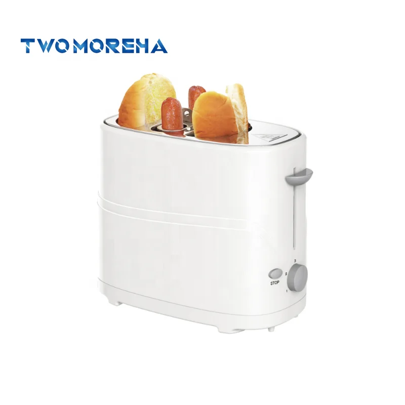 Hot dog toaster 2 slice electric bread toast breakfast machine toaster with customized logo