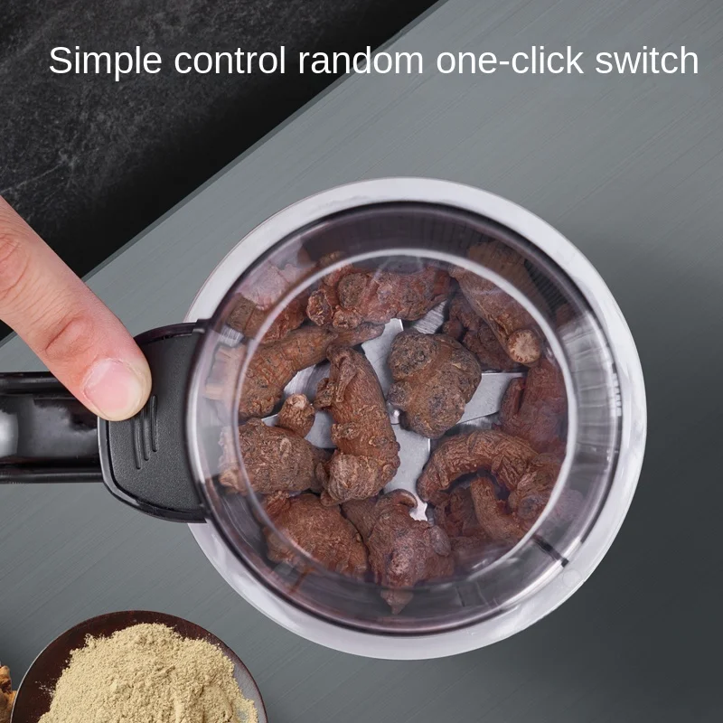 Factory good quality 500ML 250W power coffee Bean grinder electric stainless steel  Seasoning Spice Coffee Grinder Machine